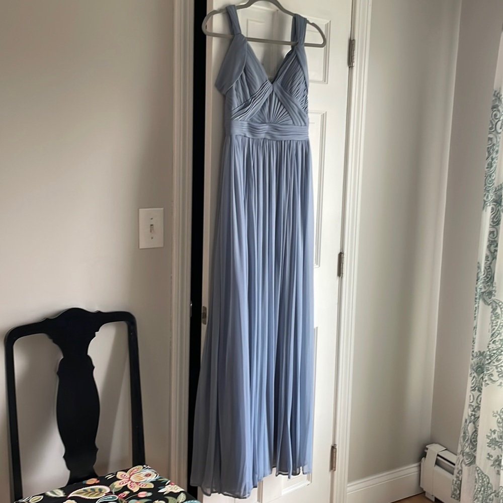 Periwinkle Blue Azazie dress